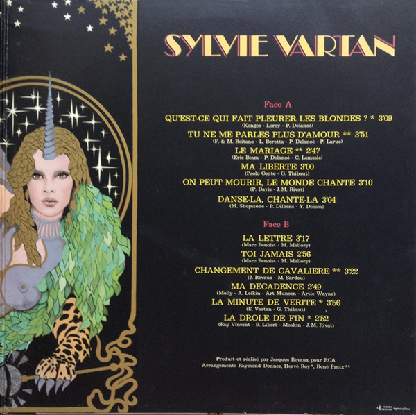 Sylvie Vartan - Qu'est-ce Qui Fait Pleurer Les Blondes? | RCA Victor (FPL1 0122) - 3