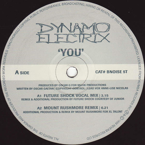Dynamo Electrix - You | Reverb Records (BNOISE 5T)