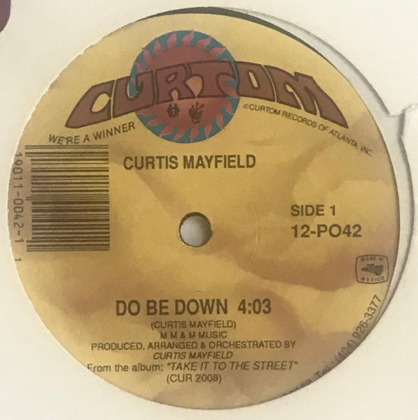 Curtis Mayfield - Do Be Down / Who Was That Lady | Curtom (12 PO42)