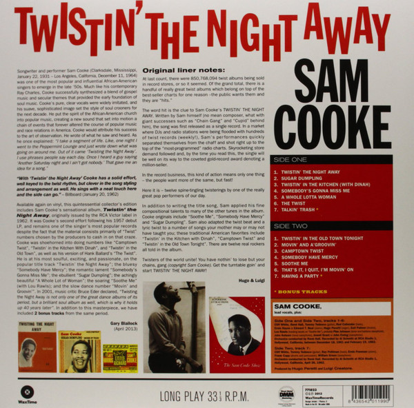 Sam Cooke - Twistin' The Night Away | WaxTime (771823) - 2 Sam Cooke - Twistin' The Night Away | WaxTime (771823) - 2