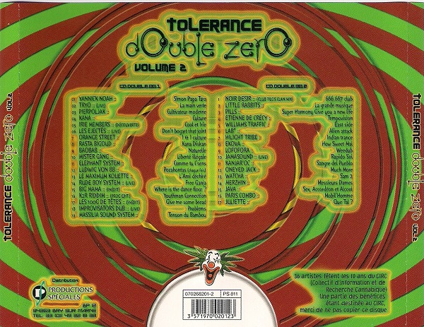 Various - Tolerance Double Zero Volume 2 | CIRC (070268201-2)