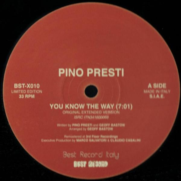 Pino Presti - You Know The Way | Best Record Italy (BST-X010) - 2