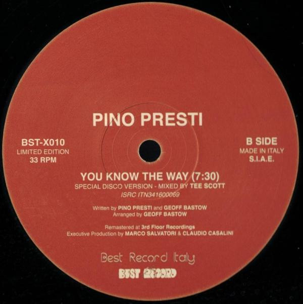 Pino Presti - You Know The Way | Best Record Italy (BST-X010) - 3