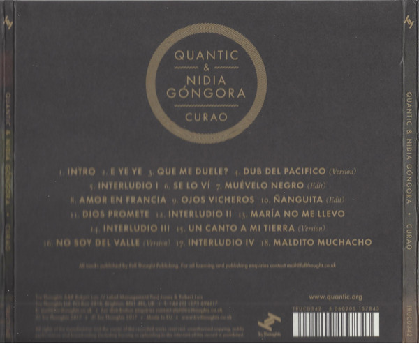Quantic & Nidia Sophia Gongora Bonilla - Curao | Tru Thoughts (TRUCD342) - 2