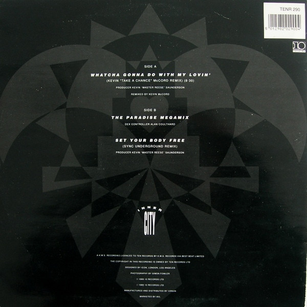 Inner City - Whatcha Gonna Do With My Lovin' | 10 Records (TENR 290) - 2 Inner City - Whatcha Gonna Do With My Lovin' | 10 Records (TENR 290) - 2