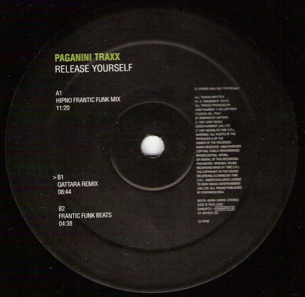 Paganini Traxx - Release Yourself | S3 (DANUP23)