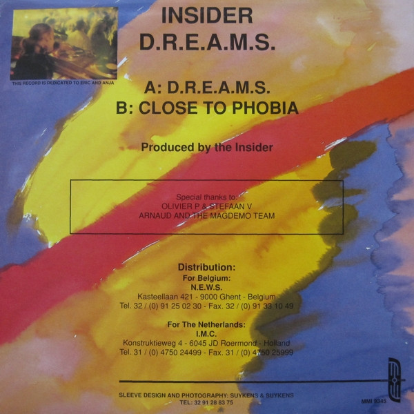 Insider - D.R.E.A.M.S. | Music Man Records (MMI 9345) - 2