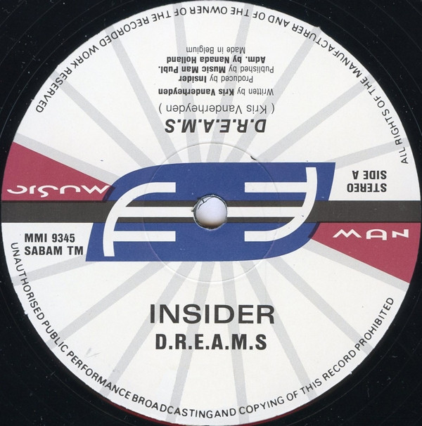Insider - D.R.E.A.M.S. | Music Man Records (MMI 9345) - 3