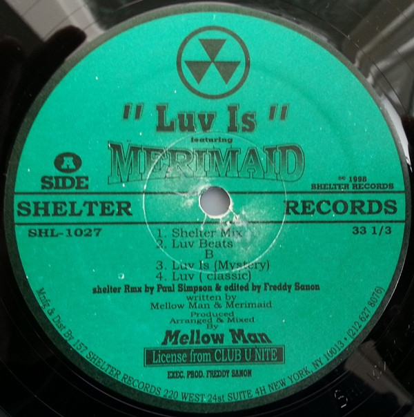 Merimaid - Luv Is | Shelter Records (SHL-1027)