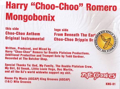 Harry "Choo Choo" Romero - Mongobonix | Nite Grooves (KNG-81) - 3