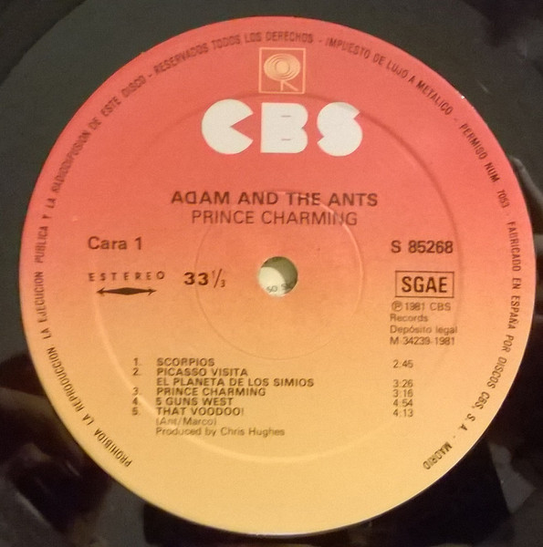 Adam And The Ants - Prince Charming | CBS (S 85268) - 3