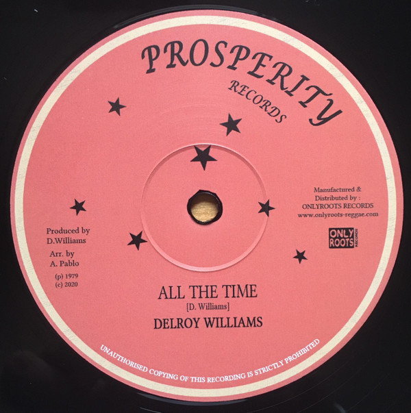 Delroy Williams - All The Time | Prosperity (ORD24)