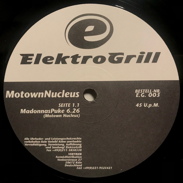 Motown Nucleus - Motown Nucleus | Elektro Grill (E.G. 003)
