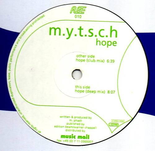 M.Y.T.C.H. - Hope | Fuse (FUSE 010)