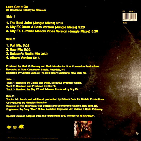 Shabba Ranks - Let's Get It On | Epic (661166 6) - 2 Shabba Ranks - Let's Get It On | Epic (661166 6) - 2