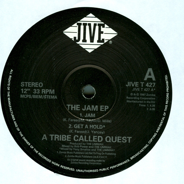 A Tribe Called Quest - The Jam EP | Jive (JIVE T 427) - 3