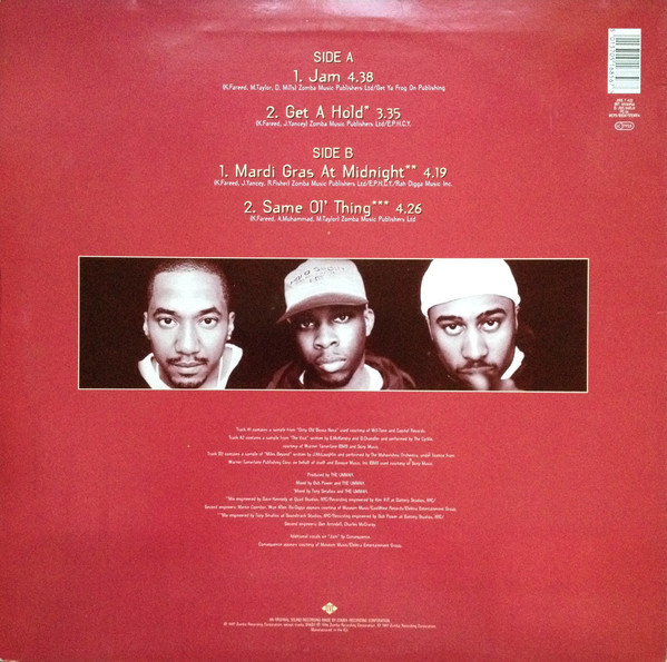 A Tribe Called Quest - The Jam EP | Jive (JIVE T 427) - 2