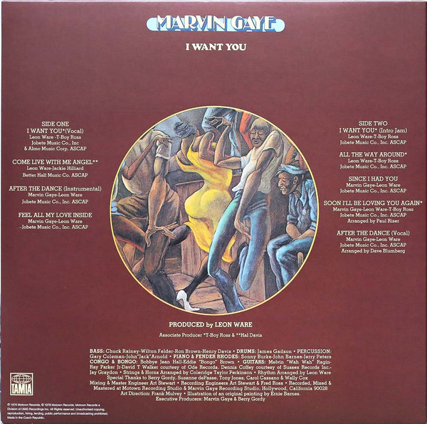 Marvin Gaye - I Want You | Tamla (0600753534274) - 2