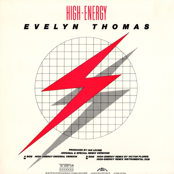 Evelyn Thomas - High-Energy | TSR Records (TSR-833) - 2