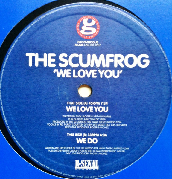 The Scumfrog - We Love You | Groovilicious (GMUKDJ 1207) - main