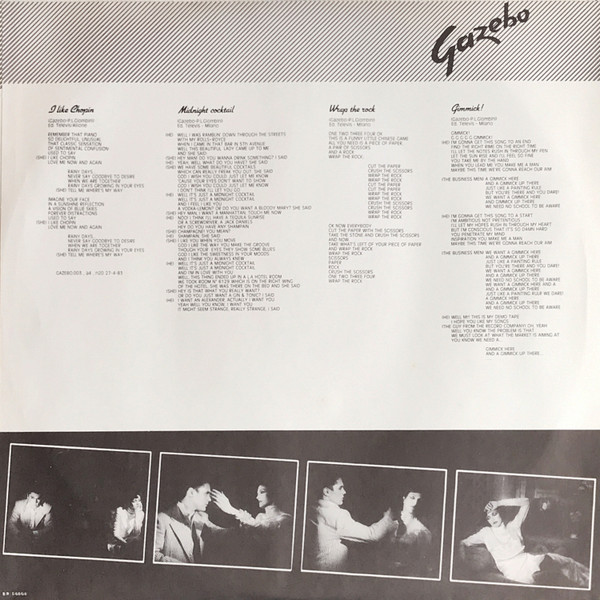 Gazebo - Gazebo | Baby Records (BR 56050) - 6