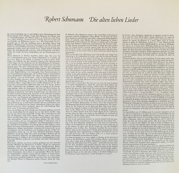 Elly Ameling , Jörg Demus , Robert Schumann - Die Alten Lieben Lieder | BASF (20 29369-6) - 3 Elly Ameling , Jörg Demus , Robert Schumann - Die Alten Lieben Lieder | BASF (20 29369-6) - 3