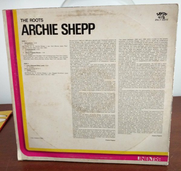Archie Shepp - The Roots | Savoy Records (ZNLY 33310) - 2