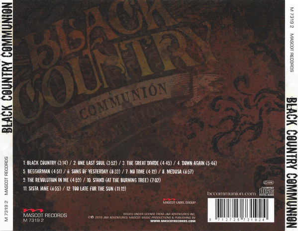 Black Country Communion - Black Country Communion | Mascot Records (M 7319 2) - 2 Black Country Communion - Black Country Communion | Mascot Records (M 7319 2) - 2