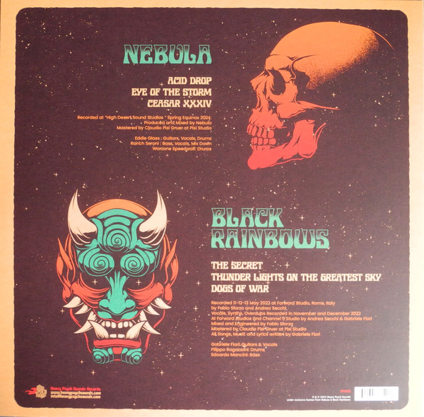 Nebula / Black Rainbows - In Search Of The Cosmic Tale: Crossing The Galactic Portal | Heavy Psych Sounds (HPS300) - 2