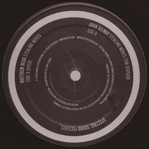 Matthew Dear - Stealing Moves | Spectral Sound (SPC-03) - 2