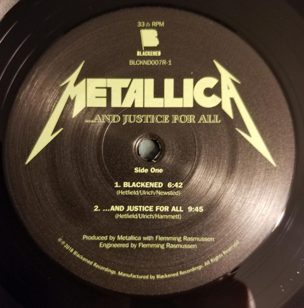 Metallica - ...And Justice For All | Blackened (BLCKND007R-1) - 4