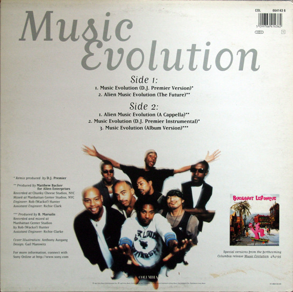 Buckshot LeFonque - Music Evolution | Columbia (COL 664143 6) - 2