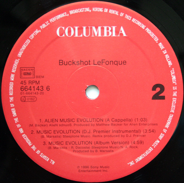 Buckshot LeFonque - Music Evolution | Columbia (COL 664143 6) - 4