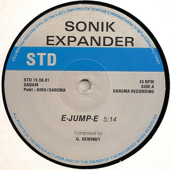 Sonik Expander - E-JUMP-E | S.T.D. Records (STD 19.08.01) Sonik Expander - E-JUMP-E | S.T.D. Records (STD 19.08.01)