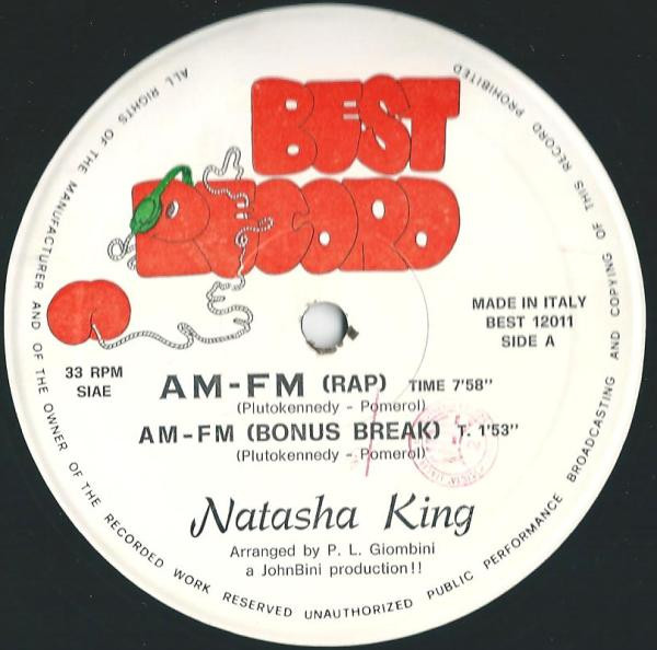 Natasha King - AM-FM | Best Record (BEST 12011) - 2