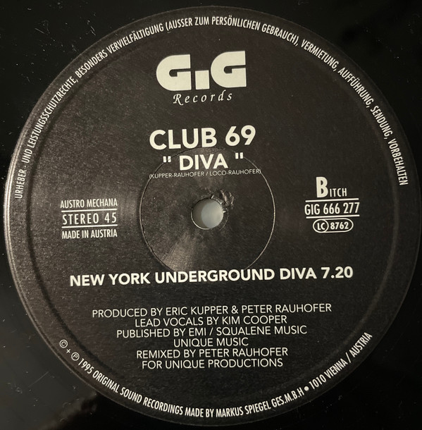 Club 69 - Diva | GiG Records (GIG 666 277) - 3 Club 69 - Diva | GiG Records (GIG 666 277) - 3