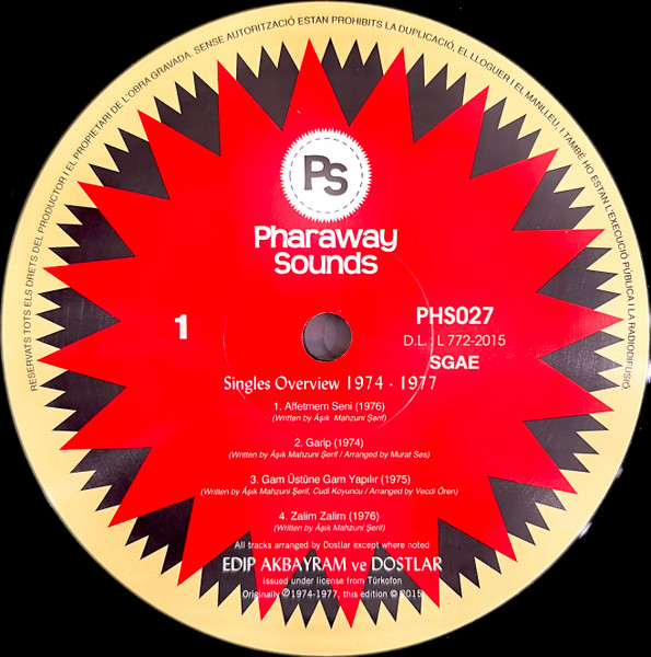 Edip Akbayram Ve Dostlar - Singles Overview 1974-1977 | Pharaway Sounds (PHS027) - 3
