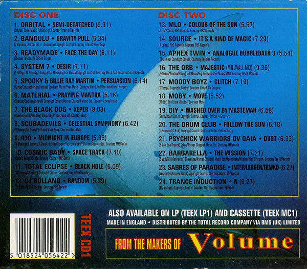 Various - Trance Europe Express | Volume (TEEX CD 1) - 2