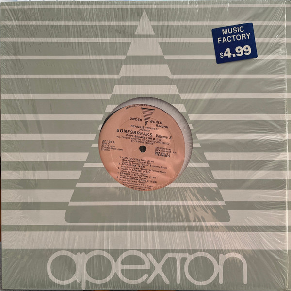 Frankie Bones Presents Bonesbreaks - Volume 3 (Dope Breaks For D.J.'s) | Underworld Records (AP 136) - 3