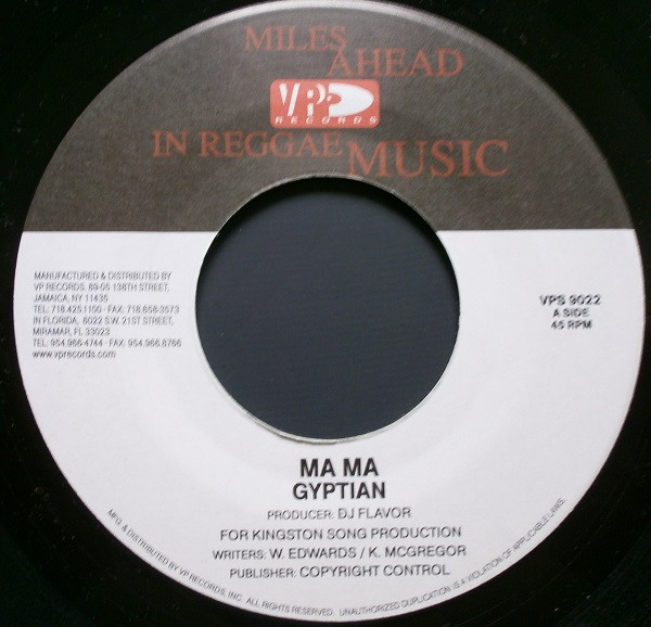 Gyptian - Ma Ma | VP Records (VPS 9022)