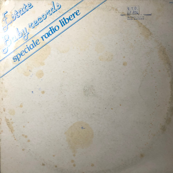 Various - Estate Baby Records (Speciale Radio Libere) | Baby Records (PROM 1) - main