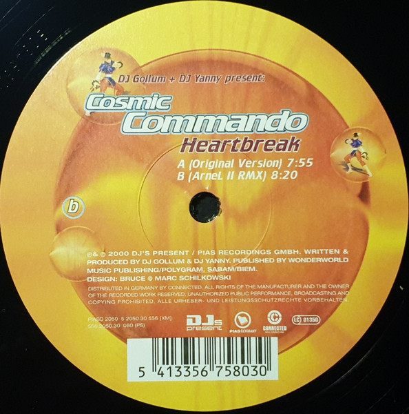 Gollum & Yanny Present: Cosmic Commando - Heartbreak | DJs Present (PIASD 2050)