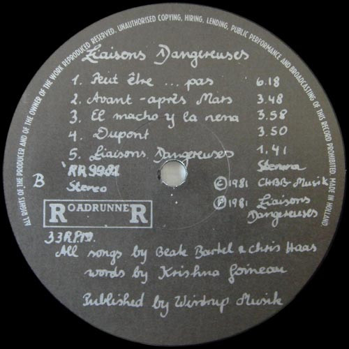 Liaisons Dangereuses - Liaisons Dangereuses | Roadrunner Records (RR 9982) - 4