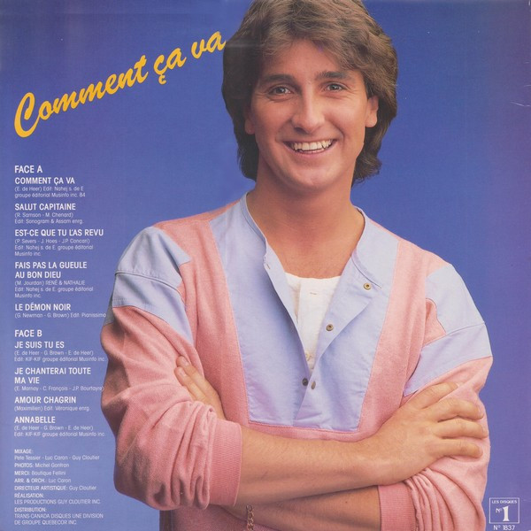 René Simard - Comment Ça Va [Vinyl] | Les Disques N°1 (N° 1837) - 2