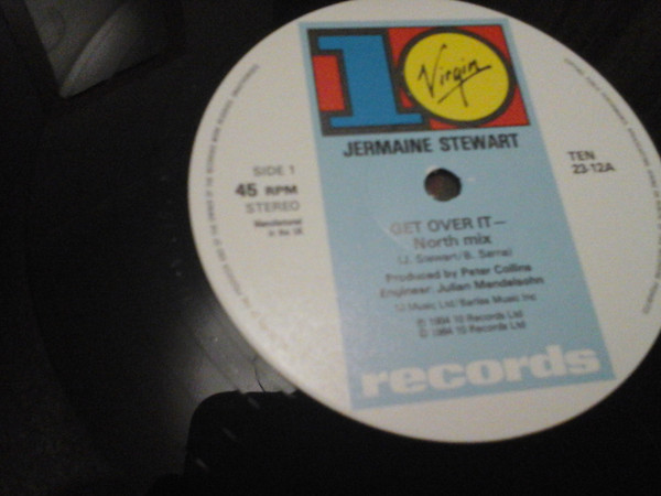 Jermaine Stewart - Get Over It | 10 Records (TEN 23-12) - 3