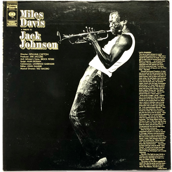 Miles Davis - A Tribute To Jack Johnson | Columbia (PC 30455)