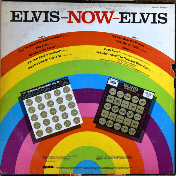 Elvis Presley - Elvis Now [Vinyl] | RCA Victor (LSP-4671) - 2