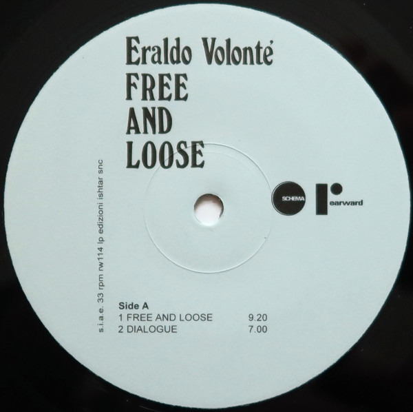 Eraldo Volonté - Free And Loose | Rearward (RW114 LP) - 3