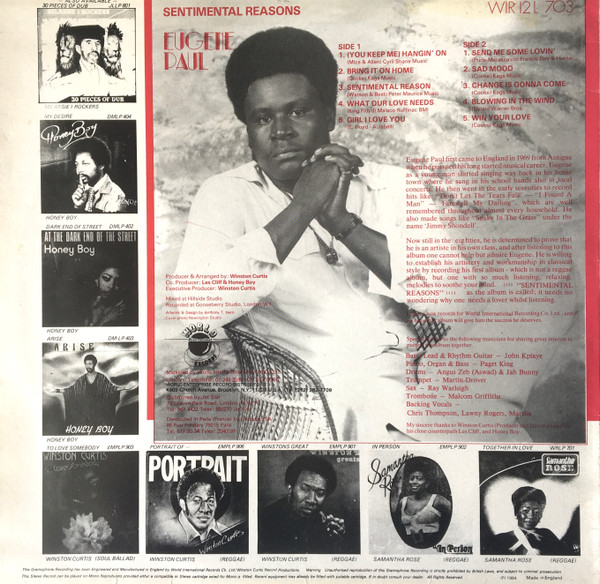 Eugene Paul - Sentimental Reasons | World International Records (WIR 12L 703) - 2 Eugene Paul - Sentimental Reasons | World International Records (WIR 12L 703) - 2