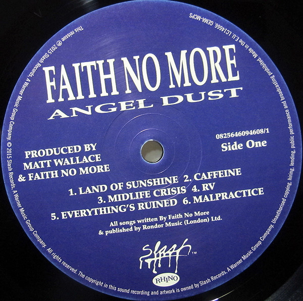 Faith No More - Angel Dust | Slash (0825646094608) - 3
